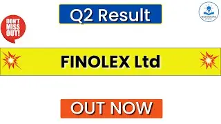 Finolex Industries Q2 Results 2025 | Profit Jump | PVC Business Growth | Full Analysis | SMG