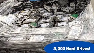 The fastest hard drive shredding machine