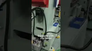 Servo punch press die cutting machine with pinch feeder #servopress