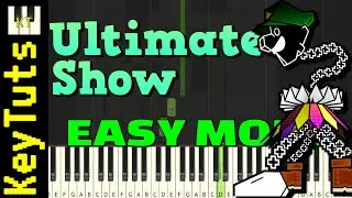 The Ultimate Show [Super Paper Mario] - Easy Mode [Piano Tutorial] (Synthesia)