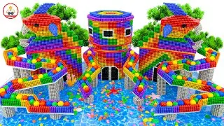 Marble Run ASMR Race 2025 ☆ Tobog&aacute;n de agua para canicas de colores #2025