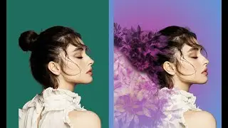 Leaf Dispersion Photo Edit  Creative Double Exposure Effect  Easy Tutorial