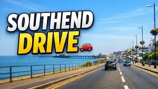Southend-on-Sea Driving Tour 🚗 | Seafront, Pier & Beach Views