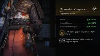 Legendary Trinket (Mibuno Castle) Asassins Creed Shadows Pc 4k Gameplay