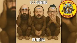 TRE SCIMMIE IN CUCINA vs HAMBURGER ! - LOS MONOS HERMANOS Parte 1