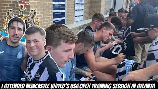 I met Sandro Tonali at Newcastle United’s INCREDIBLE OPEN USA TRAINING SESSION !!!!!