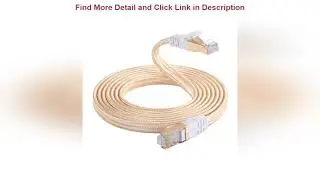 Most Awesome Product Cat 7 Ethernet Cable, DanYee Nylon Braided 16ft CAT7 High Speed Professional G