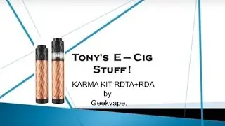 Karma Kit by Geekvape  Review.