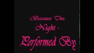 Because The Night  - Performed by AJ Valliant @ The Stepping Stones Charity Ball 2016