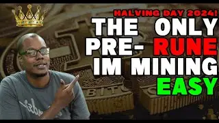 Easy Rune Mining And Bitcoin Charts! Halving Day 2024