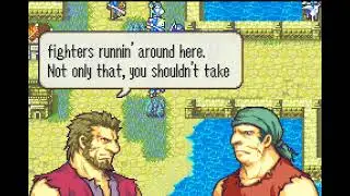 Bazba talk to bandit part 2 fire emblem 8 boss recruitment