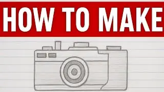 How to draw camera step by step for beginners.