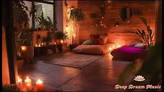 Sleep Sanctuary Frequencies 🌌 Cozy Candle Room for Effortless Deep Sleep
