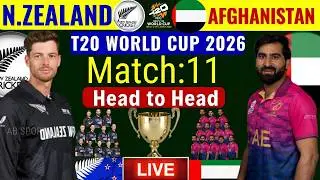 🔴Live: New Zealand vs UAE Match 11 | ICC T20 World Cup 2026 Match 11 | NZ vs UAE Match Live