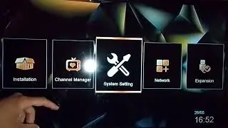 مميزة الجهاز vision forever xtra 2 وطريقة  التحديث  + Gold Menu
