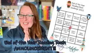 End of the Year Reading Rush Challenge 2022 ANNOUNCEMENT! | Let's finish these reading goals!