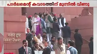 പാർലമെന്റ് കവാടത്തിന് മുന്നിൽ കാൽ തെറ്റി വീണ് ശശി തരൂർ | Shashi Tharoor