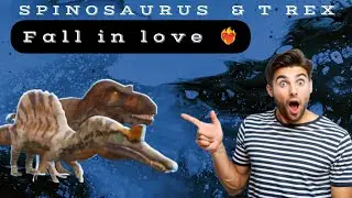 ❤️&zwj;🔥SPINOSAURUS & T REX FALL IN LOVE |  THE CURSED ISLE | CHESTER REX ☹️ | GAMPLAY VIDEO &bull;