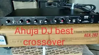 Ahuja ACX 202 crossover unboxing review/best dj crossover
