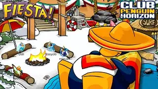 WINTER FIESTA IS HERE! 🌮 PARTY TOUR | Club Penguin Horizon