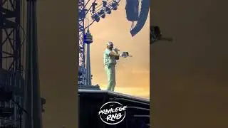 The Weeknd performing 