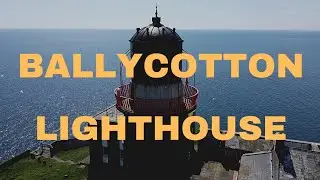 Ballycotton Lighthouse Cork 4K Aerial View