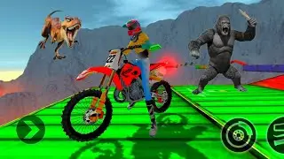 Impossible Motor Bike Gameplay  &ndash; Motorcycle Reaching Games&ndash; Motorcycle Simulator #17