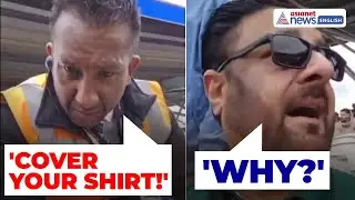 WATCH: Pakistani Fan Told to Cover Jersey at India vs England Match. Netizens React