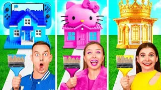تحدي البيت الملون | مواقف مضحكة BaRaFun Gold Challenge