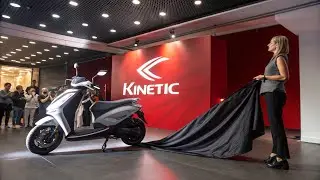 Kinetic Electric Scooter 2025 🔥 India Ka Future Scooter? 120KM Range, Ultra Modern Look!
