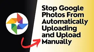 How to stop Google photos from automatically uploading and upload manually