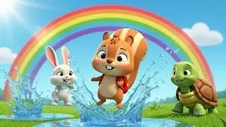 Rain Rain Go Away (Chippy's Puddle Party!) 🎵 | Nursery Rhymes & Kids Songs | Chippy's Playhouse