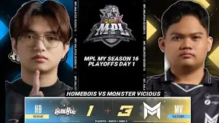 HOMEBOIS VS MONSTER VICIOUS | ROUND 4 &bull; MPL MY SEASON 16 PLAYOFFS DAY 1