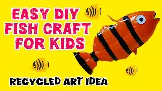 🐠Plastic Bottle Fish Craft 🐠 | Best Out of Waste Art Idea | Easy DIY for Kids
