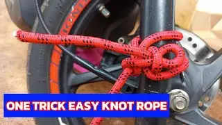 One trick simple knot rope