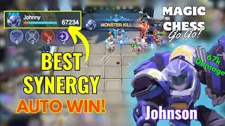 67K DAMAGE!!! Best Magic Chess Combo Johnson