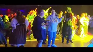 Jay and Val Running Free at Midwest Haunters Convention Costume Party