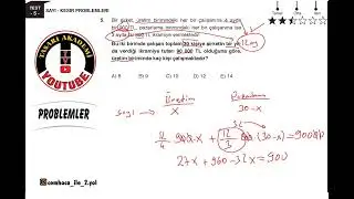 YILDIZ SERİSİ-SAYI KESİR PROBLEMLERİ-TEST 5