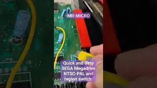 SEGA megadrive genesis NTSC/PAL Switch