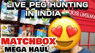 MATCHBOX cars MEGA HAUL in INDIA - LIVE PEG HUNTING | HAMLEYS INDIA