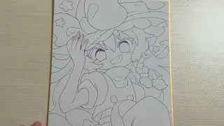 《東方描いてみた》霧雨魔理沙《メイキング》