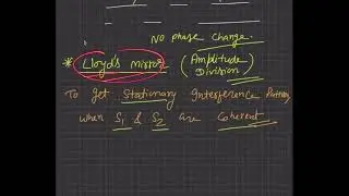 L6 Phase Change on Reflection, Lloyds Mirror, NEET Series, Wave Optics.