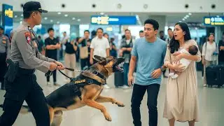 Bandara Gempar Anjing Pelacak Menggonggong Bayi Polisi Langsung Mengepung Lokasi