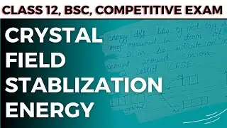 What is Crystal Field Stabilization Energy | CFSE | Coordination compounds| @letsmugup7761