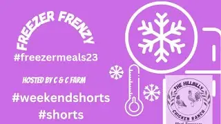 FREEZER FRENZY @ccfarm #freezermeals23 #weekendshorts #shorts #moneysavingmeals