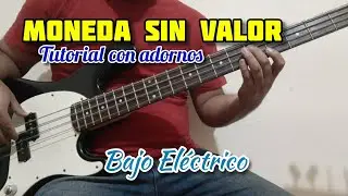 Moneda sin valor - Tutorial en Bajo Eléctrico 