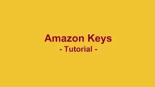 Amazon ASIN Lookup - Amazon Keys Tutorial