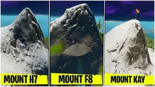 Dance at the top of the Mount H7,F8 and Mount Kay! All Mountains location - Overtime Chapter 2