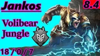 Jankos as Volibear Jungle - S8 Patch 8.4 - EUW Challenger - Full Gameplay