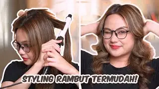 Tutor rambut wavy tergampang! Hasil kayak nyalon